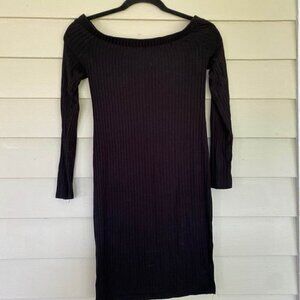 Rue 21 Ribbed off Shoulder Dress M